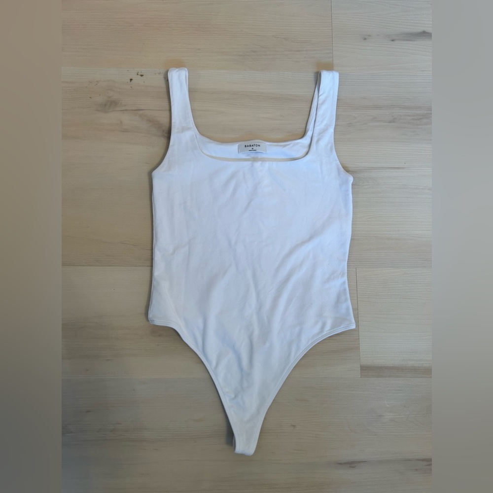 White Aritzia bodysuit. Size medium